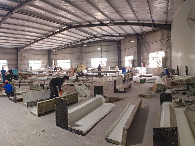 GRC文旅外包装构件生产中