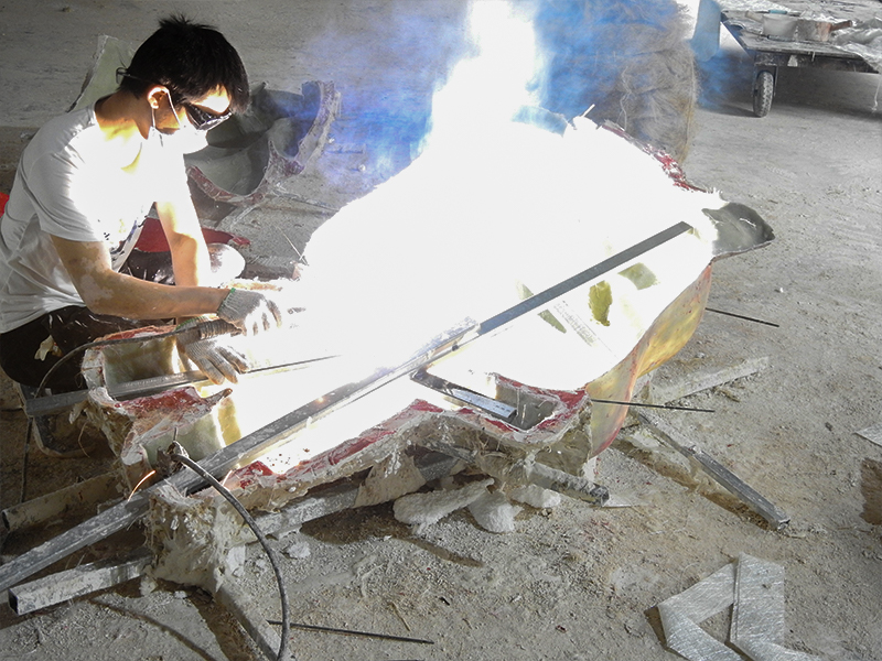 玻璃钢骨架安装