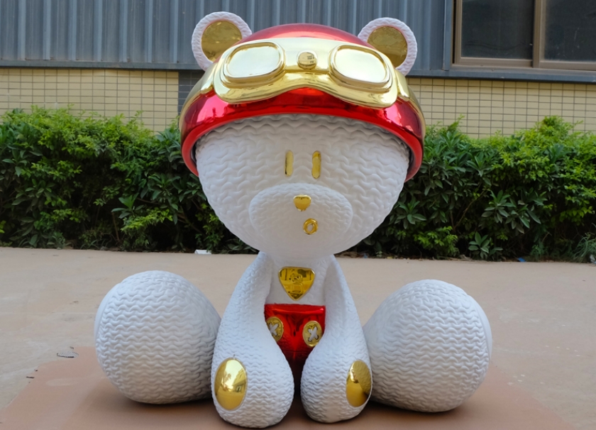 玻璃钢卡通公仔雕塑